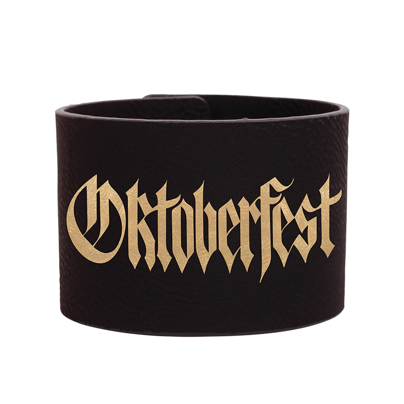 Bracelet manchette en similicuir laserable 8 1/2' x 3/4'