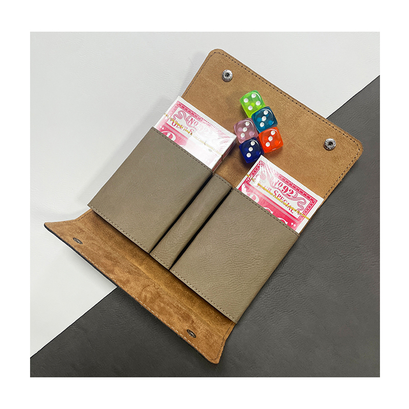 Boîte à cartes à jouer en similicuir laserable