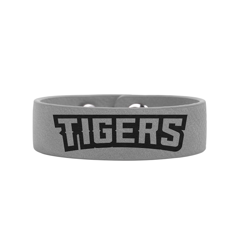 Bracelet manchette en similicuir laserable 9 1/2' x 1'