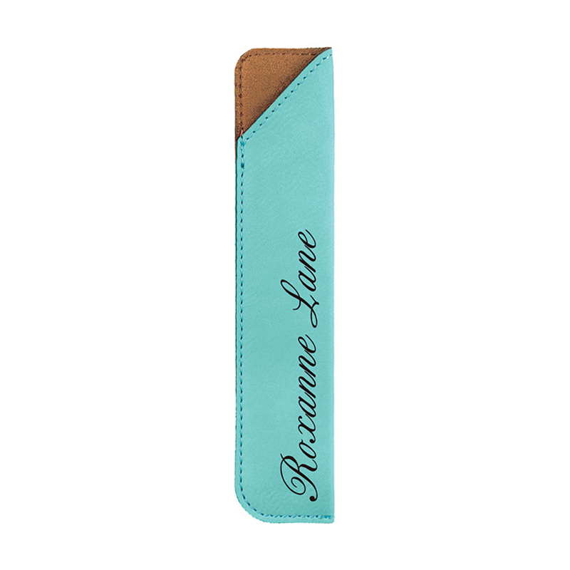 Étui pour stylo en similicuir laserable