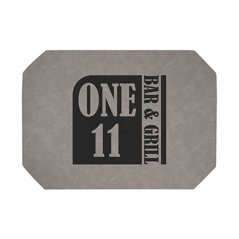 Sets de table en similicuir laserables
