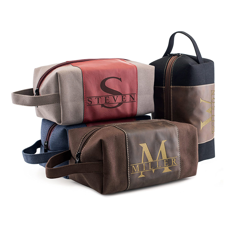 Trousse de toilette en similicuir laserable Trousse de toilette en similicuir laserable