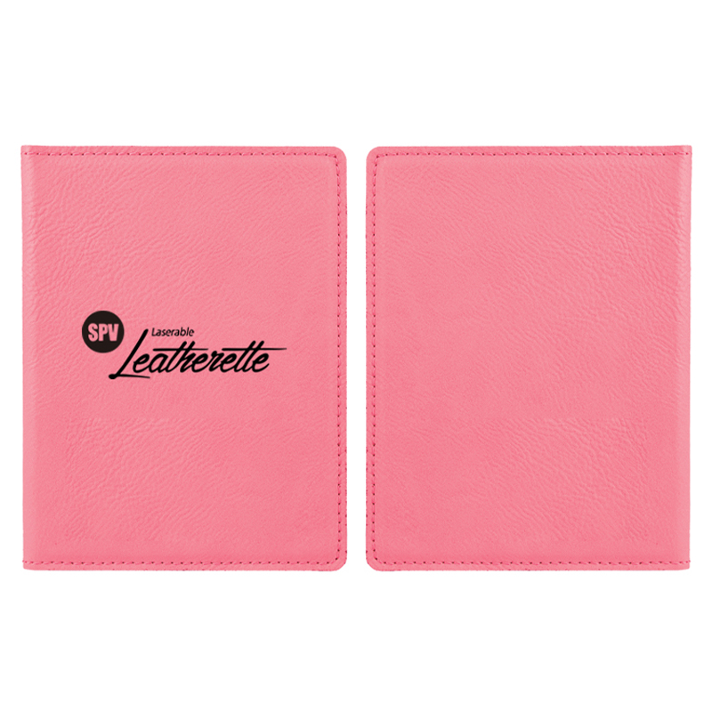Porte-passeport en similicuir laserisable