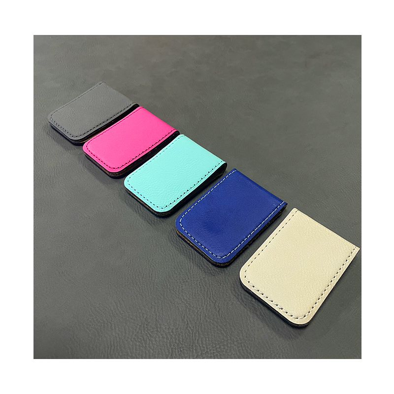 Pince à billets en similicuir laserable
