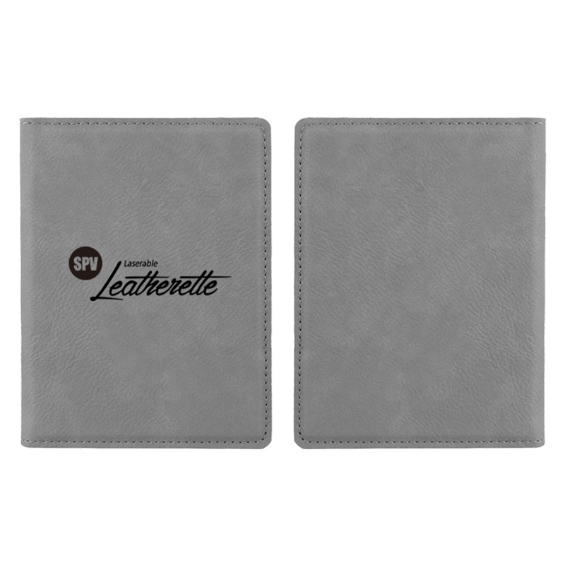 Porte-passeport en similicuir laserisable