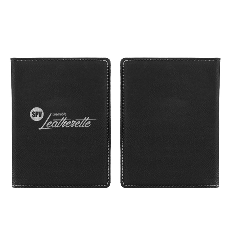 Porte-passeport en similicuir laserisable