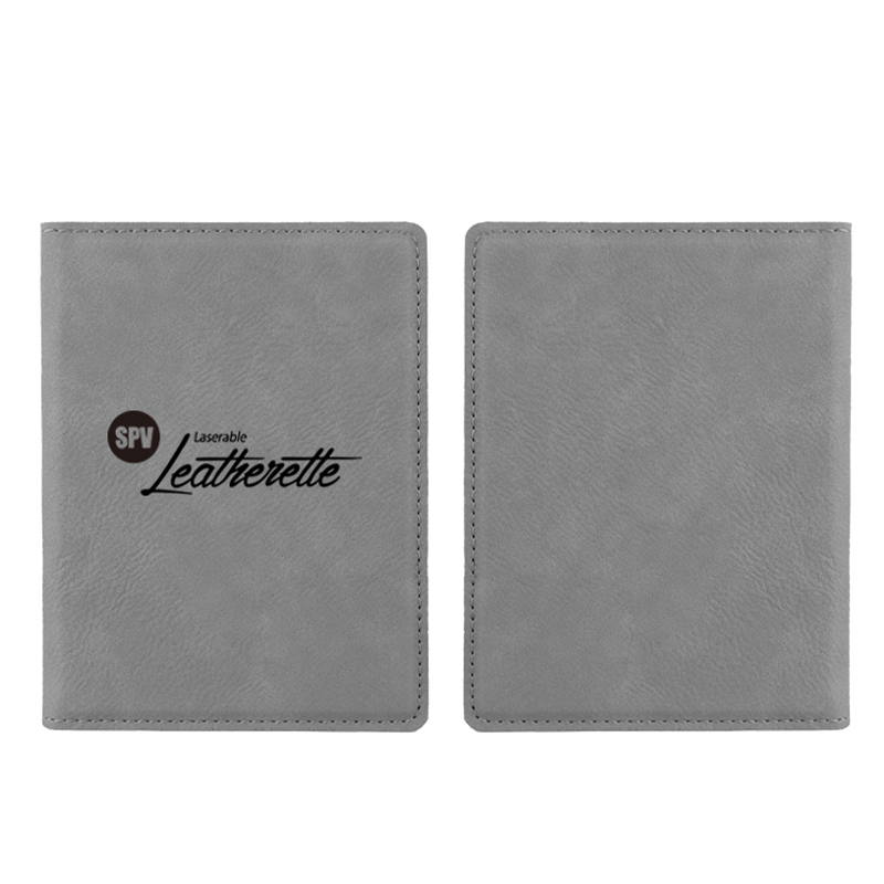 Porte-passeport en similicuir laserisable