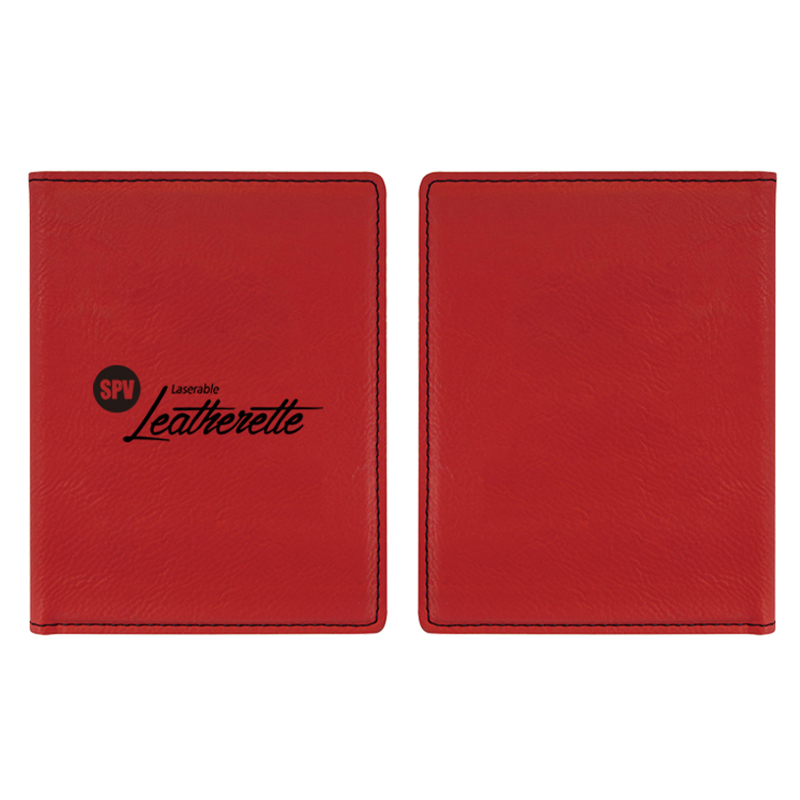 Porte-passeport en similicuir laserisable