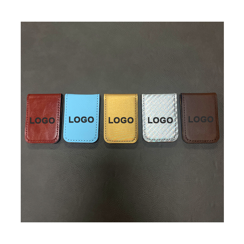 Pince à billets en similicuir laserable