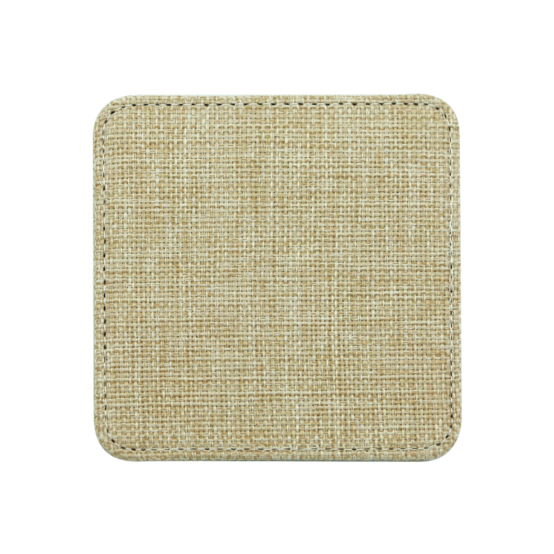 Sous-verre carré en jute pour sublimation