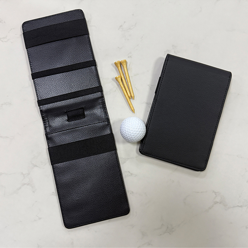 Support de carte de pointage de golf en similicuir par sublimation