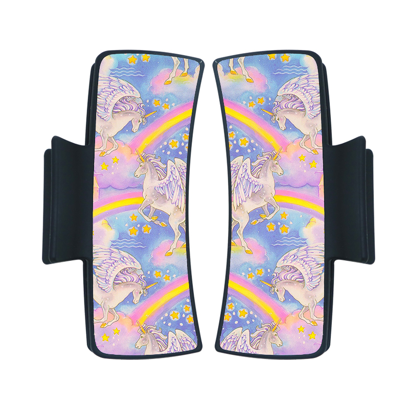 Pince à cheveux en similicuir par sublimation