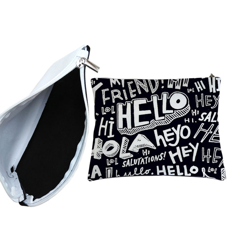 Sac cosmétique/sac à crayons en tissu de sublimation - taille S Sac cosmétique/sac à crayons en tissu de sublimation - taille S