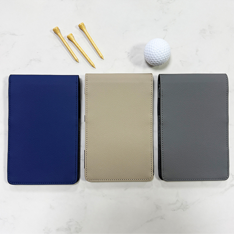 Support de carte de pointage de golf en similicuir par sublimation