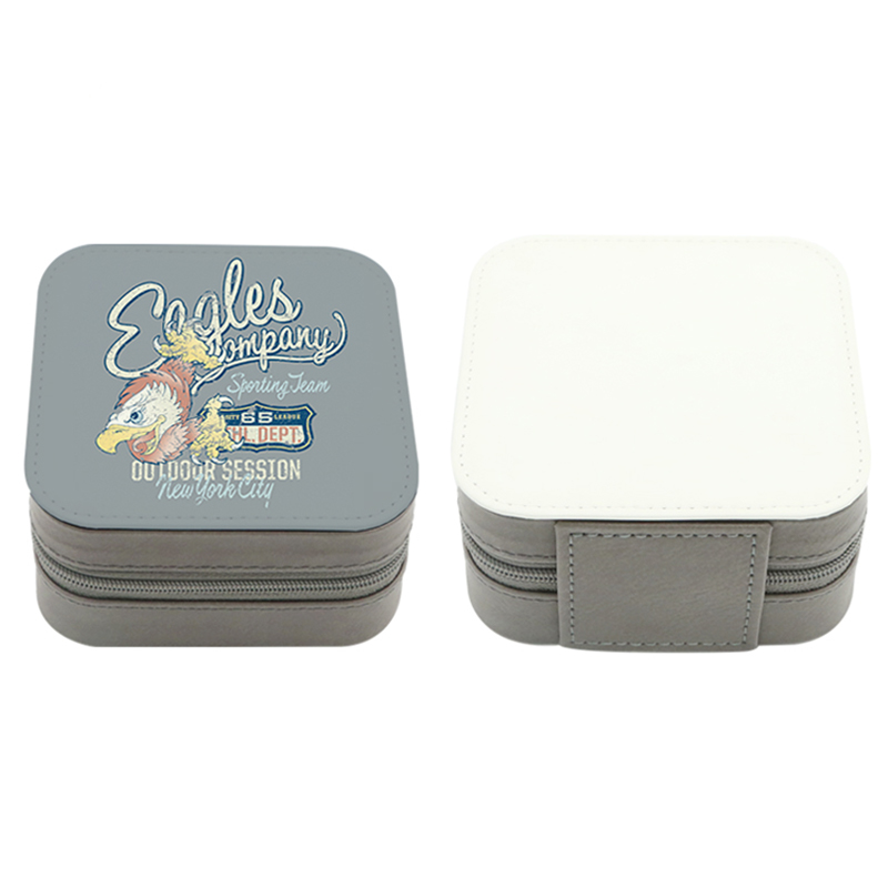 Boîte à bijoux en similicuir par sublimation
