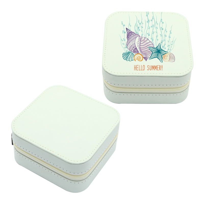 Boîte à bijoux en similicuir par sublimation