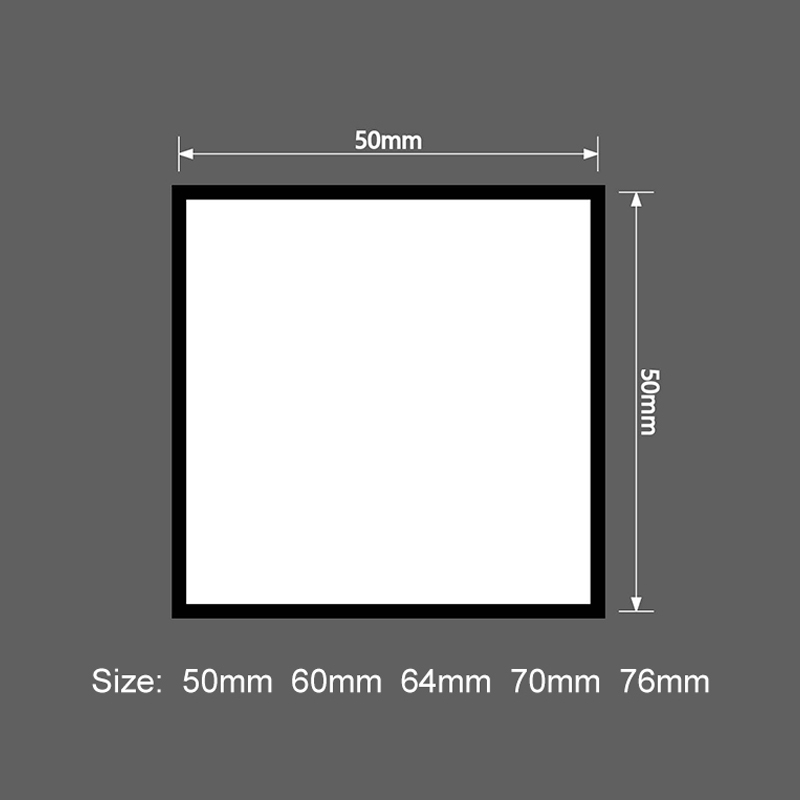 Patchs carrés en similicuir par sublimation 3' x 3' avec adhésif