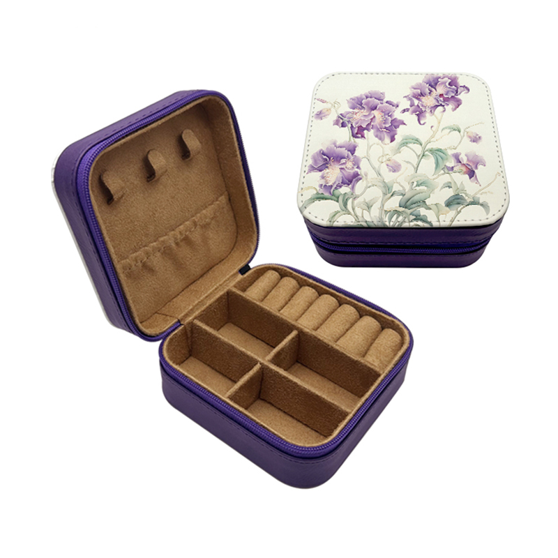 Boîte à bijoux en similicuir par sublimation