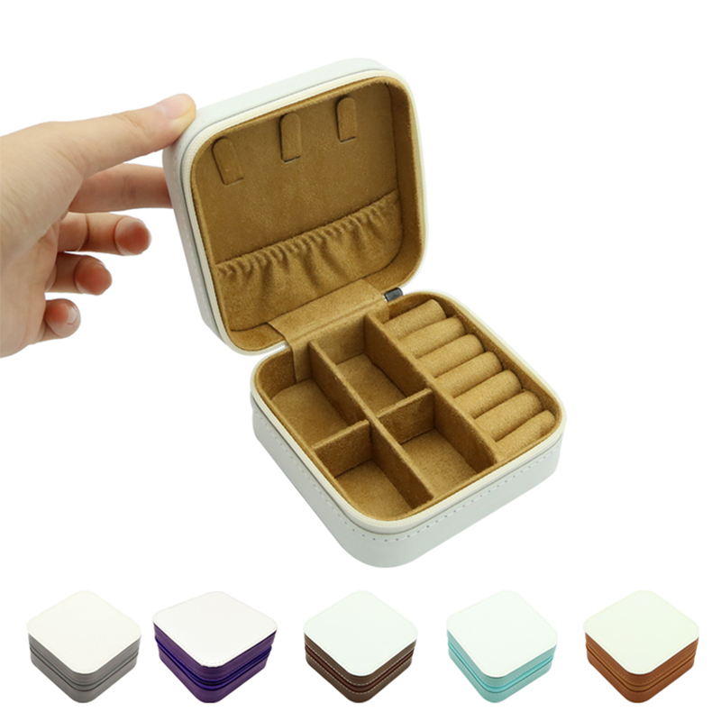 Boîte à bijoux en similicuir par sublimation