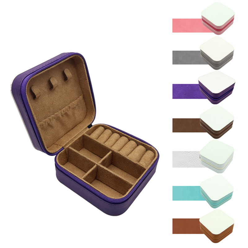 Boîte à bijoux en similicuir par sublimation