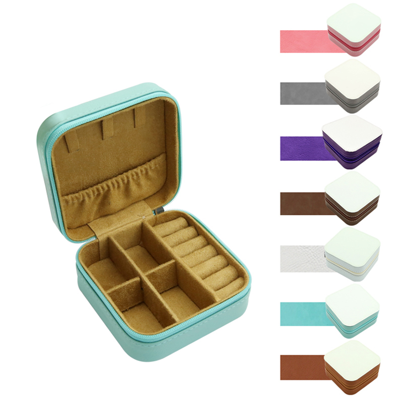 Boîte à bijoux en similicuir par sublimation