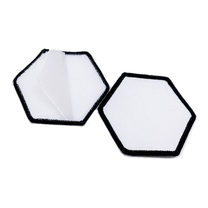 Patchs carrés en similicuir par sublimation 3' x 3' avec adhésif