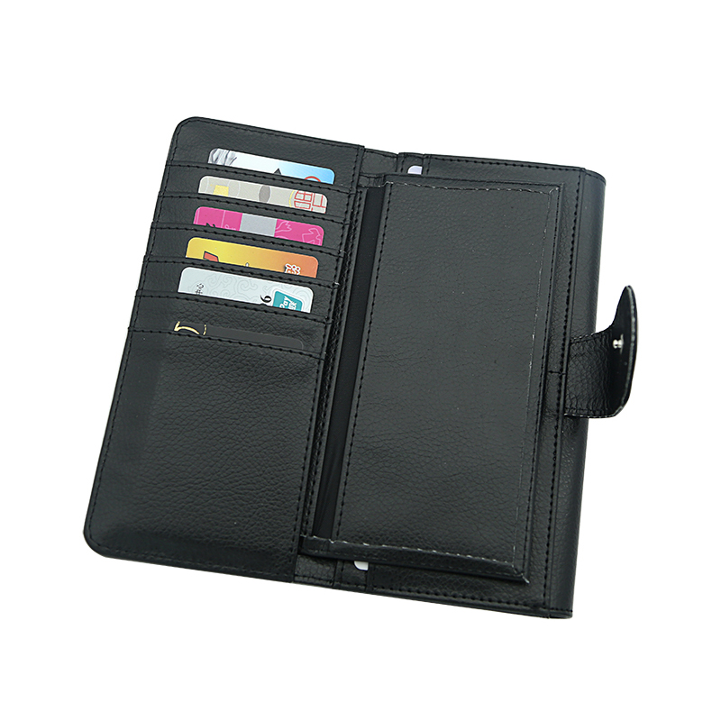 Portefeuille en similicuir par sublimation avec intérieur en cuir PU - Long