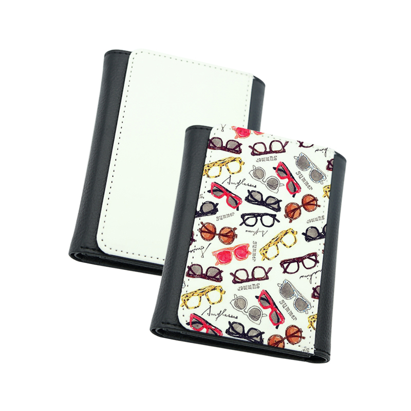 Portefeuille en similicuir par sublimation avec intérieur en cuir PU - Milieu