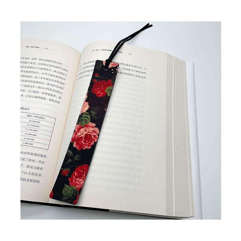 Marque-page en cuir PU par sublimation