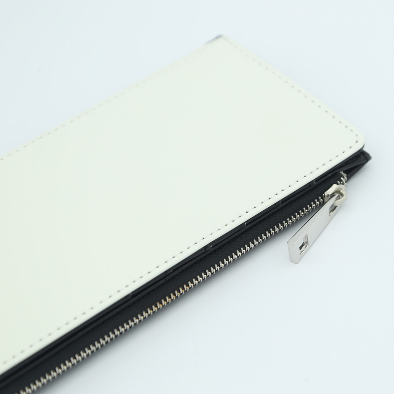 Portefeuille à deux volets en similicuir par sublimation - Long