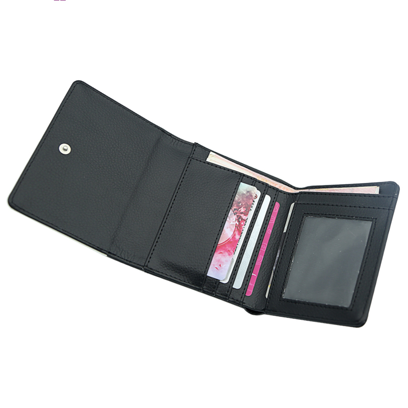 Portefeuille en similicuir par sublimation avec intérieur en cuir PU - Petit