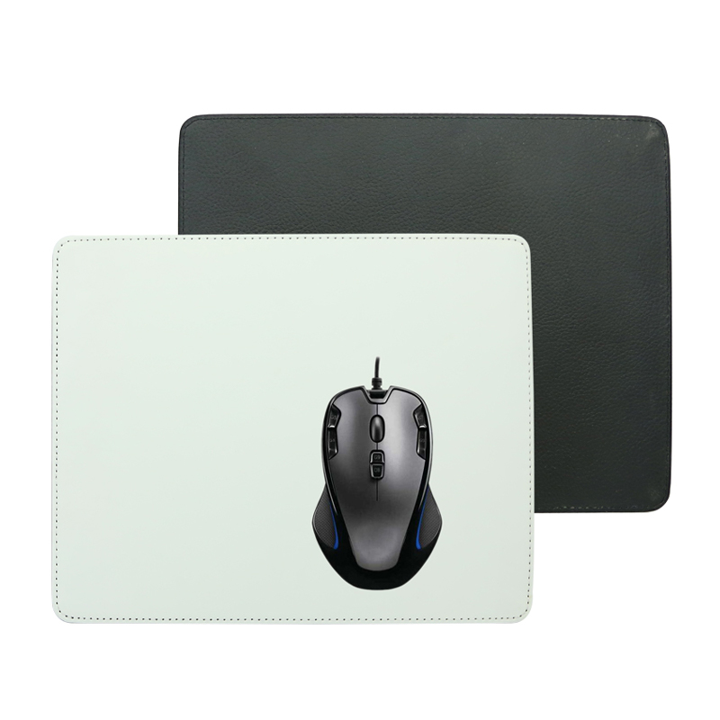 Tapis de souris en cuir PU par sublimation - Rectangle