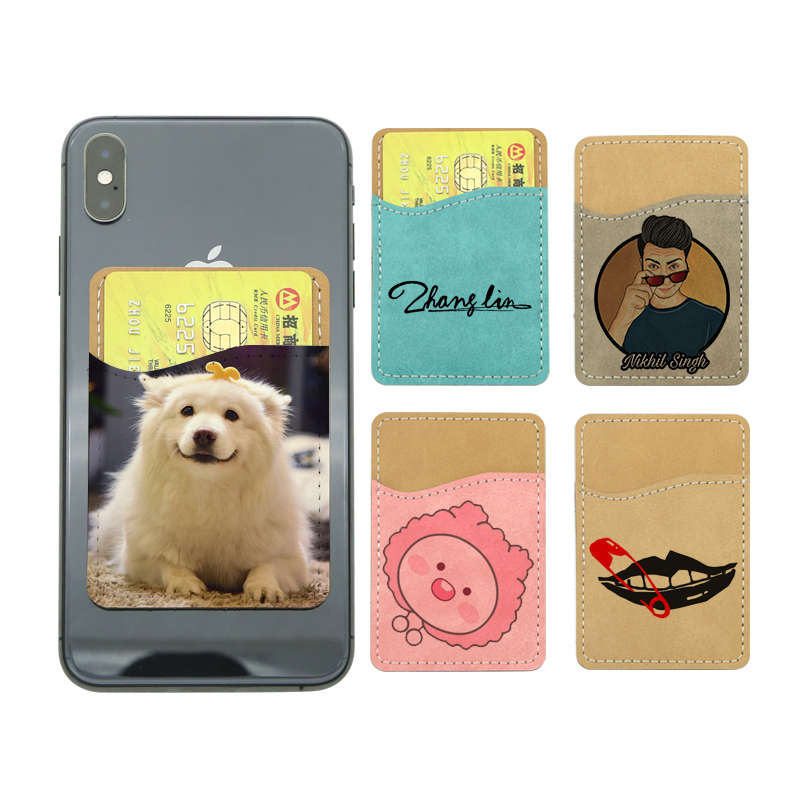 Porte-carte de téléphone en similicuir par sublimation