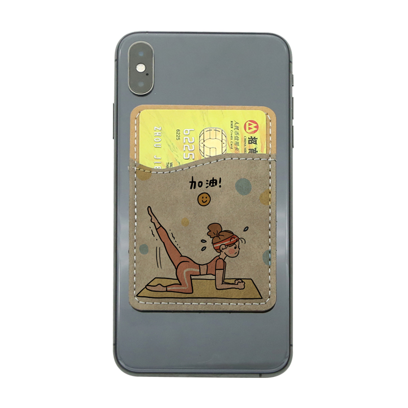 Porte-carte de téléphone en similicuir par sublimation