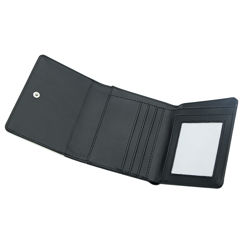 Portefeuille en similicuir par sublimation avec intérieur en cuir PU - Petit