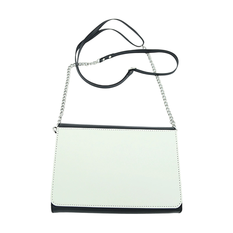 Grand sac à bandoulière en similicuir par sublimation avec 2 paires d'aimants 