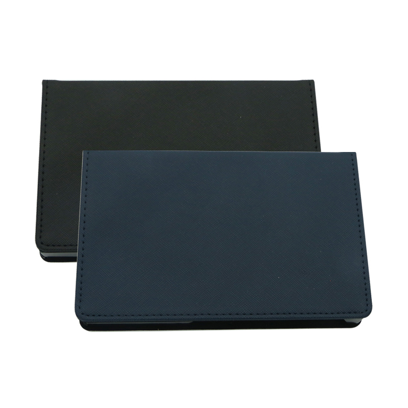 Boîte de notes autocollantes en similicuir par sublimation - Rectangulaire