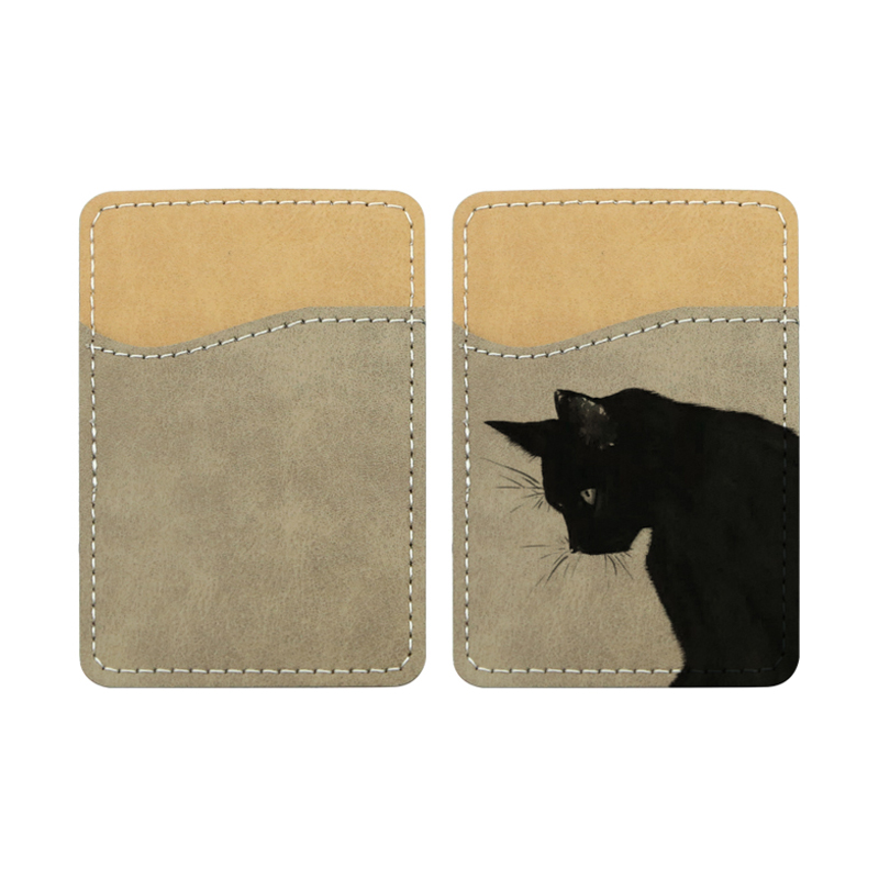Porte-carte de téléphone en similicuir par sublimation