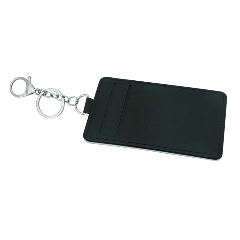 Porte-carte de bus en similicuir par sublimation avec 2 emplacements