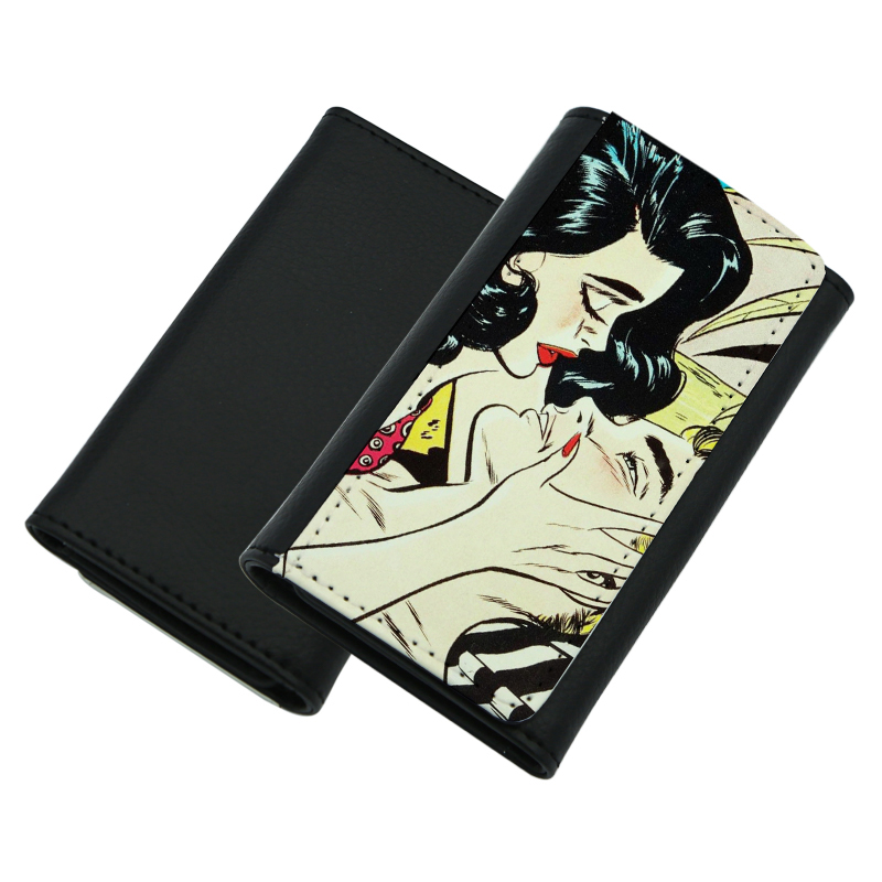 Étui à clés en similicuir par sublimation - Long