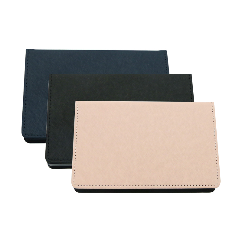Boîte de notes autocollantes en similicuir par sublimation - Rectangulaire