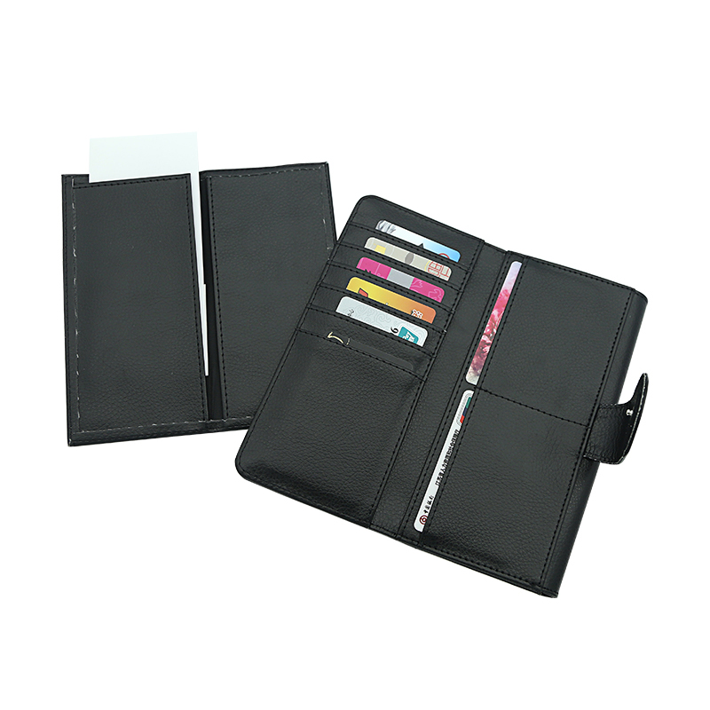 Portefeuille en similicuir par sublimation avec intérieur en cuir PU - Long