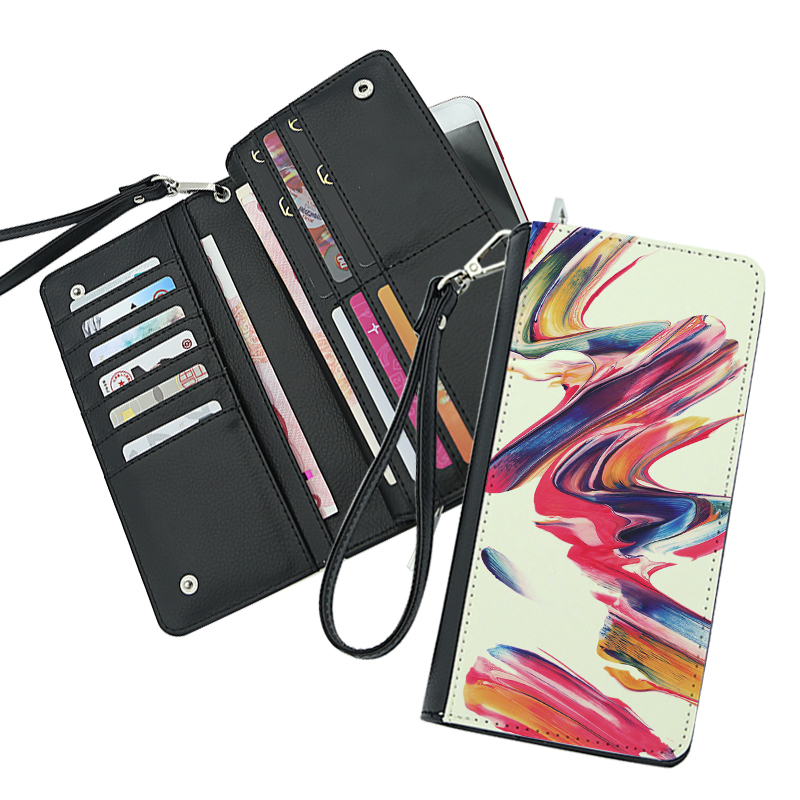 Portefeuilles en similicuir par sublimation avec dragonne - Classique