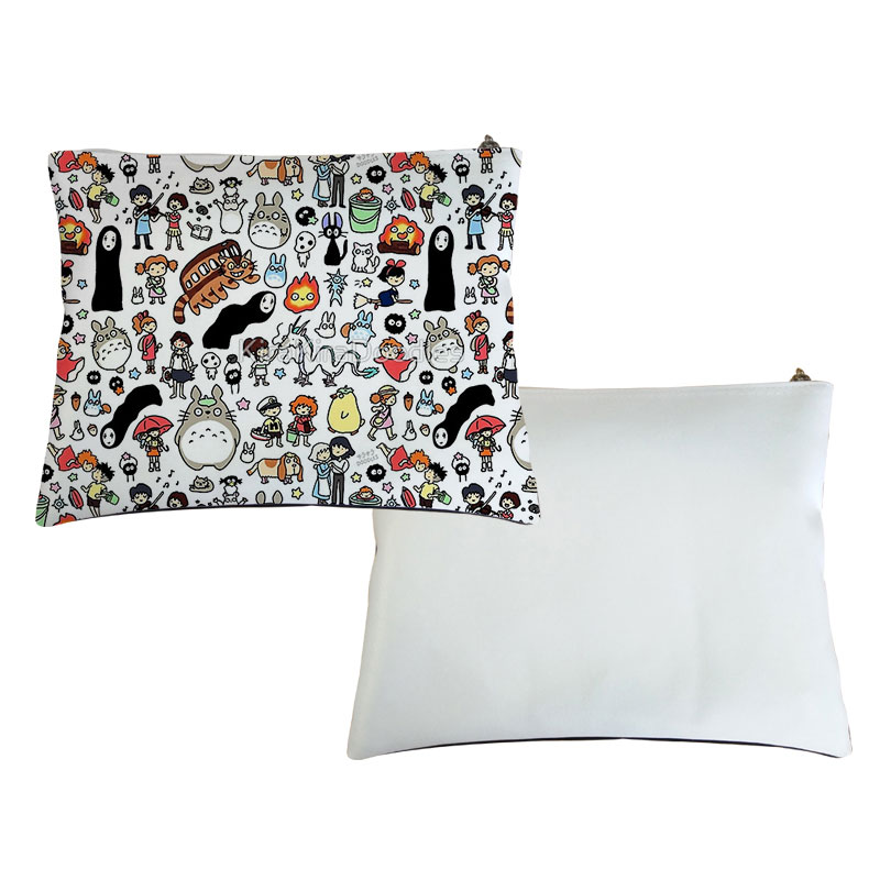 Trousse à cosmétiques/sac à crayons en tissu de sublimation - Taille L