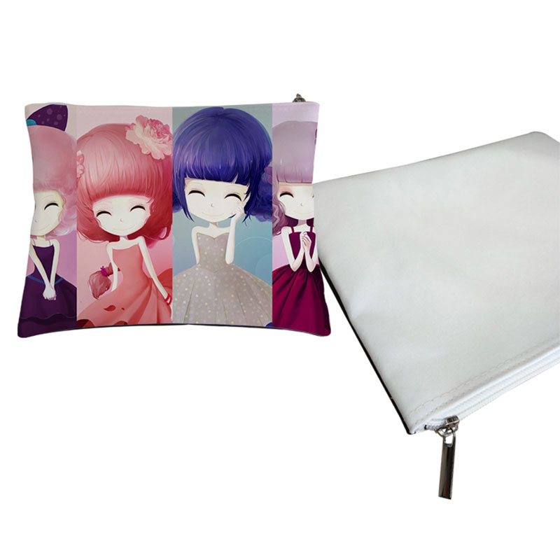 Trousse à cosmétiques/sac à crayons en tissu de sublimation - Taille L