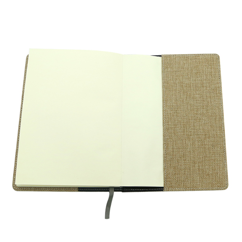 Carnet modifiable en jute par sublimation - Format A6