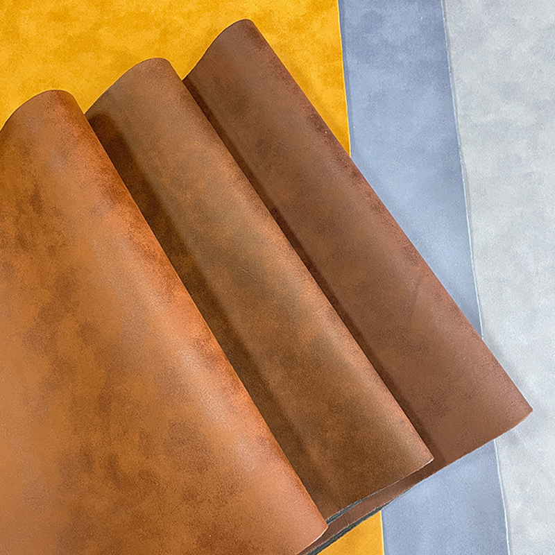 Matte vintage laserable leatherette sheets with adhesive/without adhesive