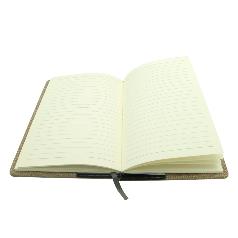 Carnet modifiable en jute par sublimation - Format A6
