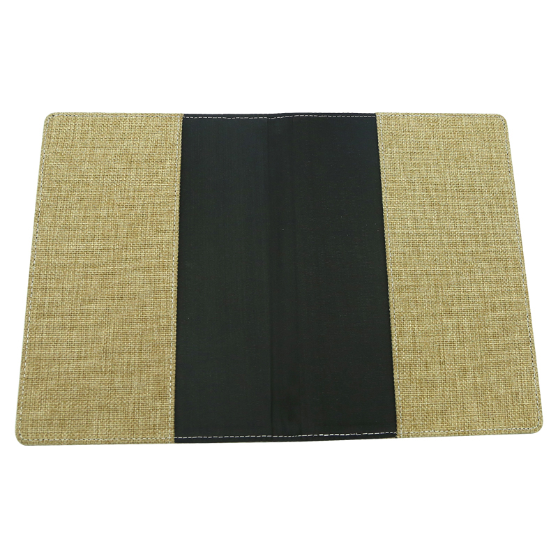 Carnet modifiable en jute par sublimation - Format A5