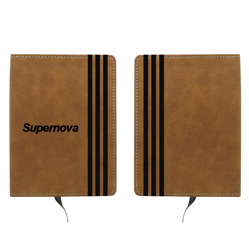 Carnet en cuir couleur par sublimation - Format A6